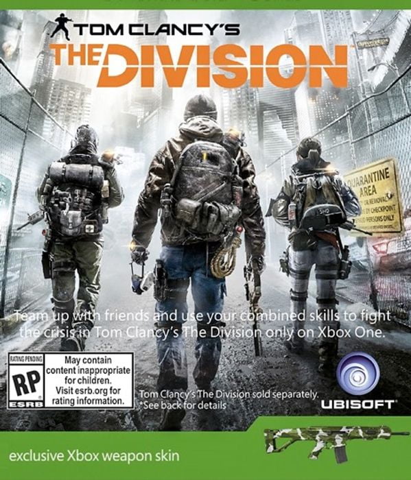 The Division Xbox Weapon Skin DLC