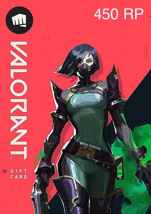 Valorant 5 USD – 450 Riot Points (US)